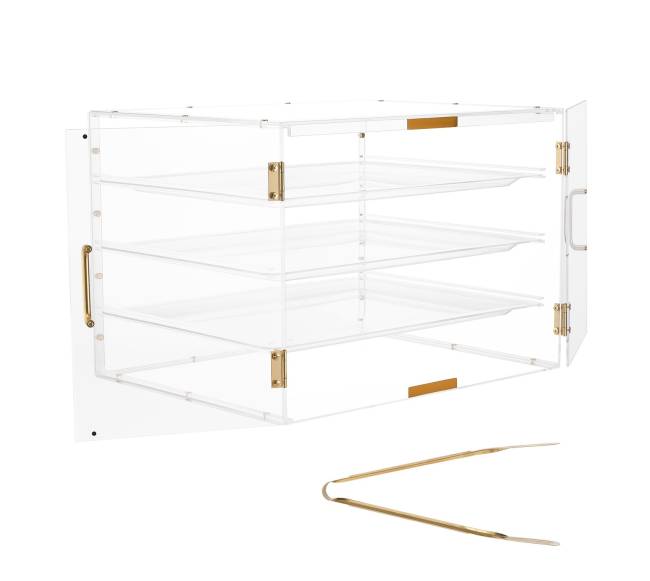 Kepyklos vitrina, 4 lygių stovas8