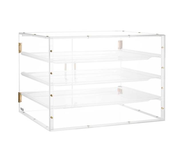 Kepyklos vitrina, 4 lygių stovas9