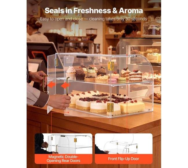 Dviejų aukštų vitrinos dėžė kepiniams3