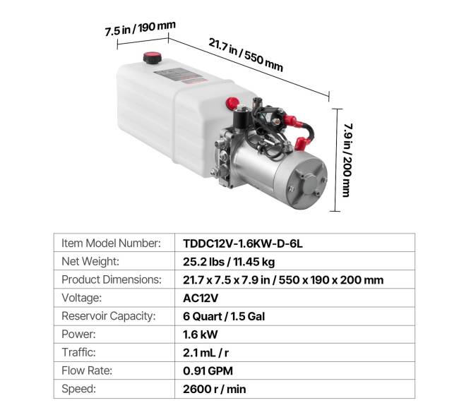 6 l hidraulinis siurblys autovežimui6