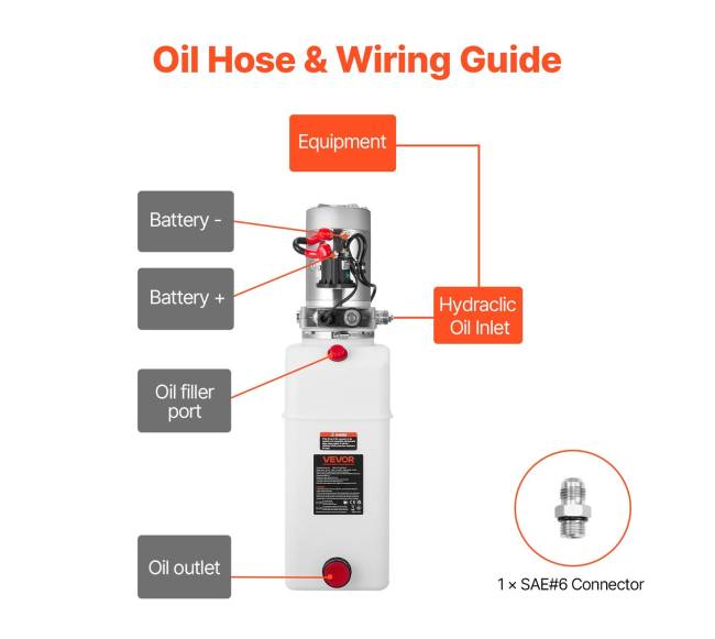 8 l hidraulinis siurblys sunkvežimių kėlimui5