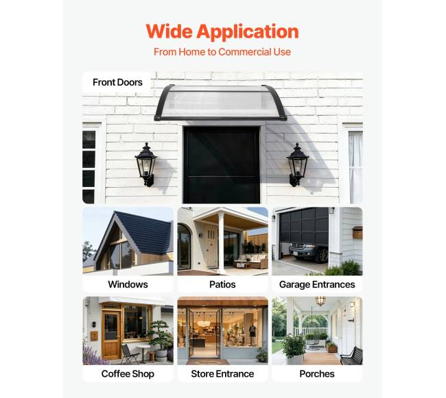 Prieangio durų stogelis 96x102 cm5