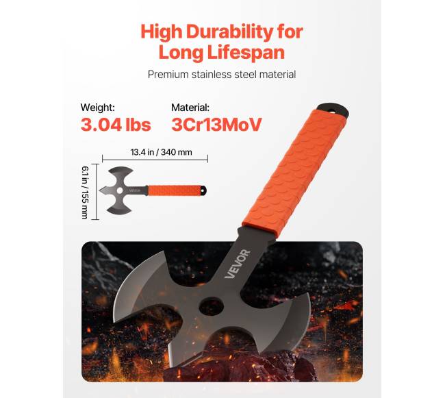 Mėtomosios kirvukės ir tomahawkų rinkinys2