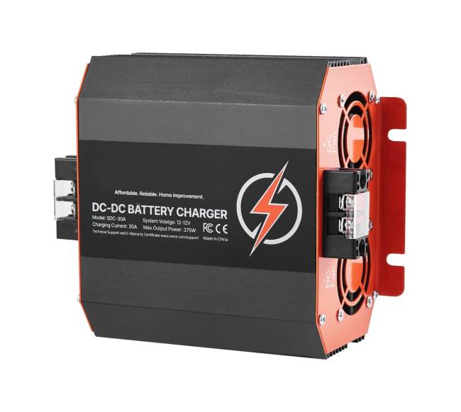 12V 30A kroviklis švino ir ličio baterijoms0