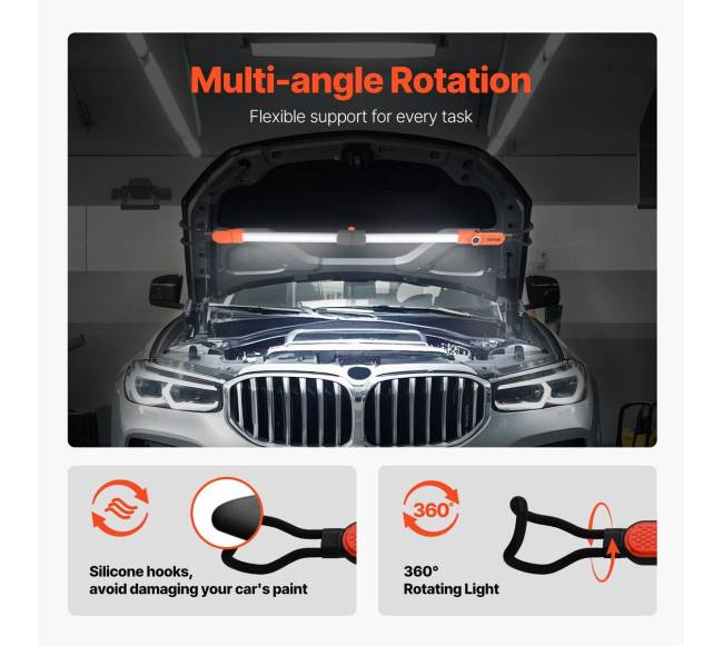 Įkrovimo LED darbo lemputė variklio dangčiui4