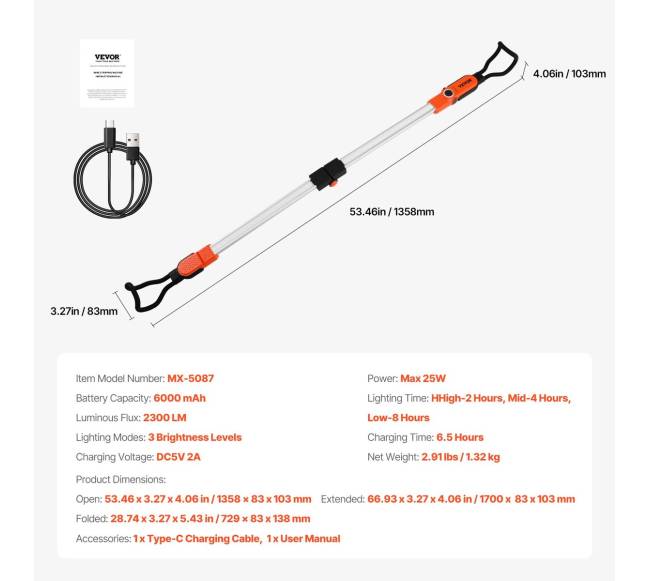 Įkrovimo LED darbo lemputė variklio dangčiui6