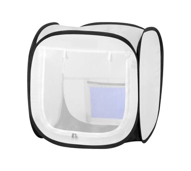 Nešiojama dažymo palapinė su tinkleliu0