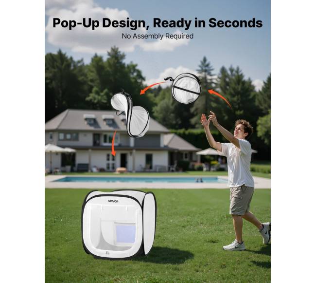 Nešiojama dažymo palapinė su tinkleliu1