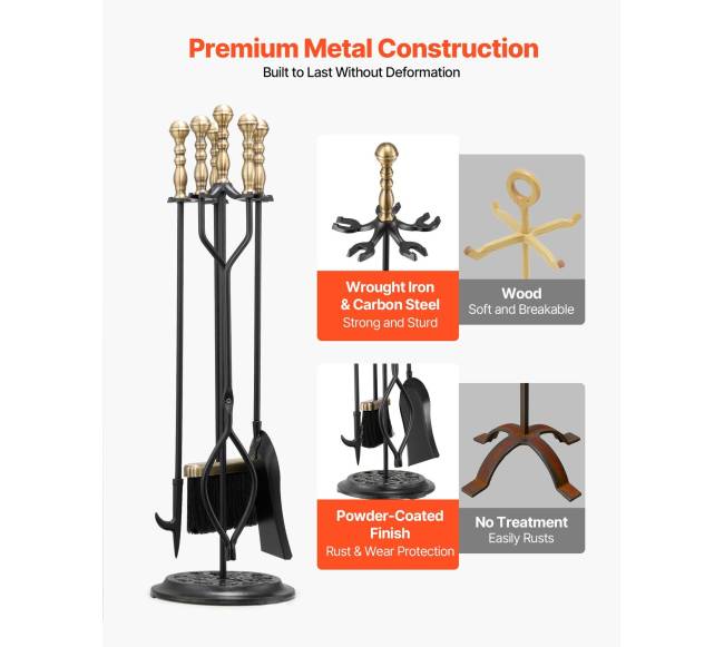 Židinio įrankių rinkinys su penkių dalių laikikliu2