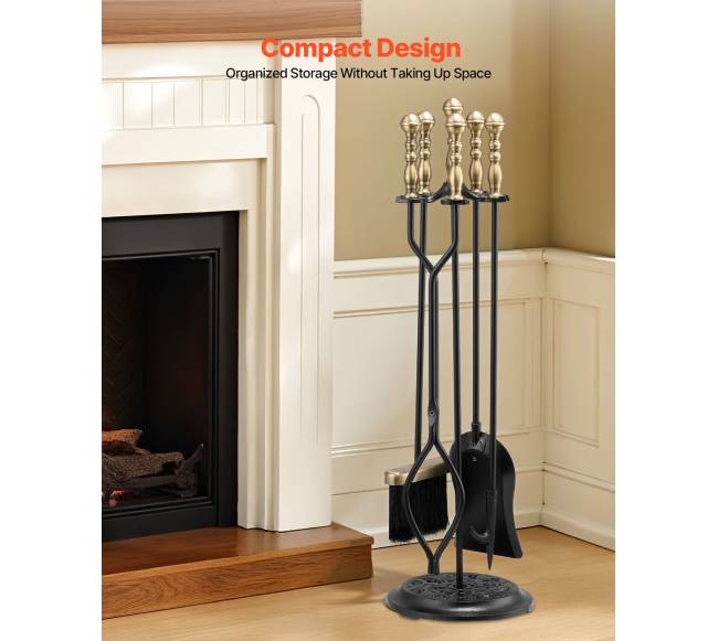 Židinio įrankių rinkinys su penkių dalių laikikliu4