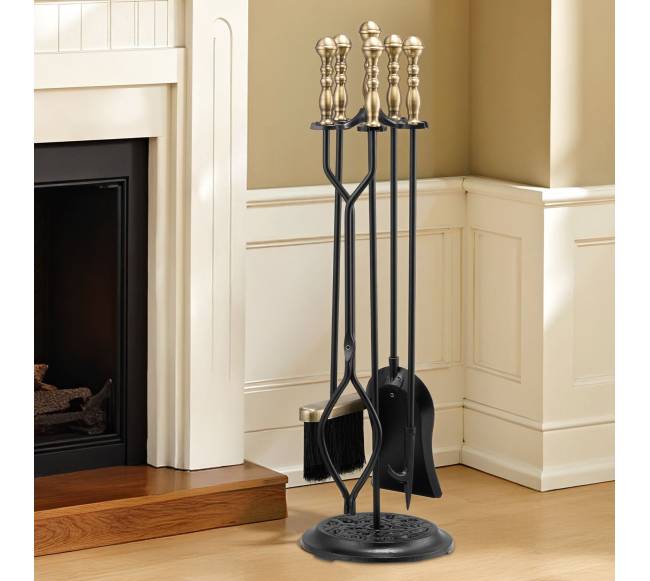 Židinio įrankių rinkinys su penkių dalių laikikliu7