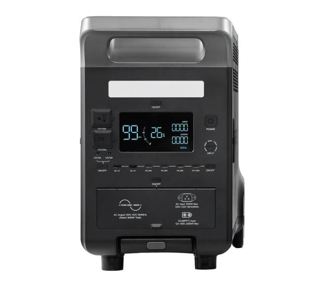 Nešiojama galios stotis su 10 jungčių9