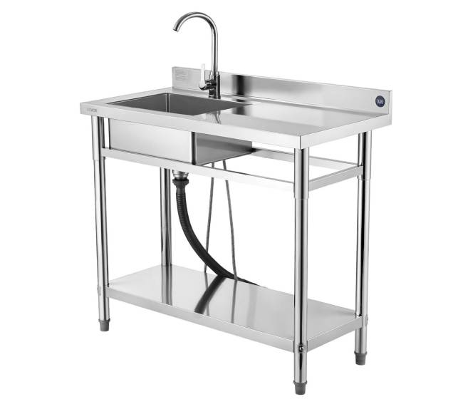 Nerūdijančiojo plieno virtuvės kriauklė 1000 mm8