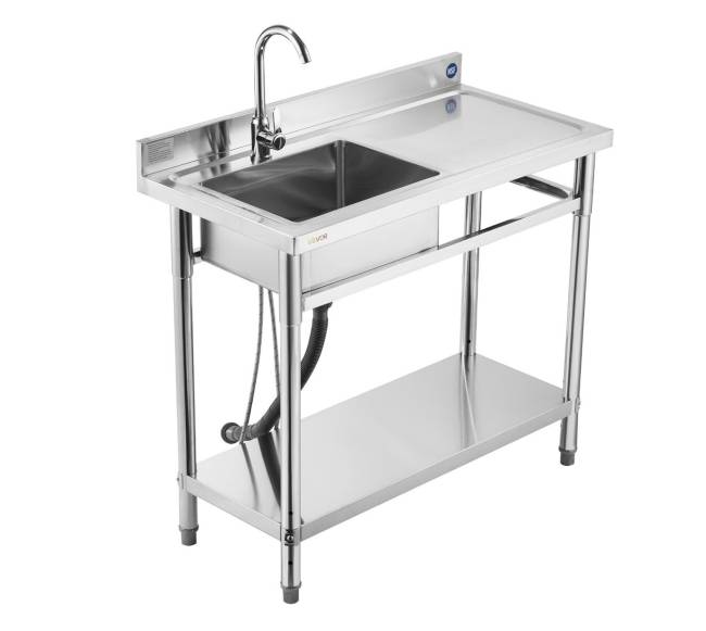 Nerūdijančiojo plieno virtuvės kriauklė 1000 mm10