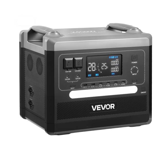 Nešiojama 2400W saulės generatoriaus stotis0