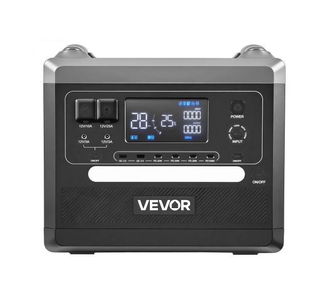 Nešiojama 2400W saulės generatoriaus stotis8