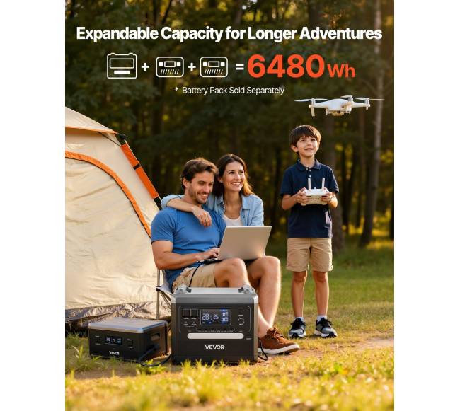 Nešiojama saulės baterija 2400W3