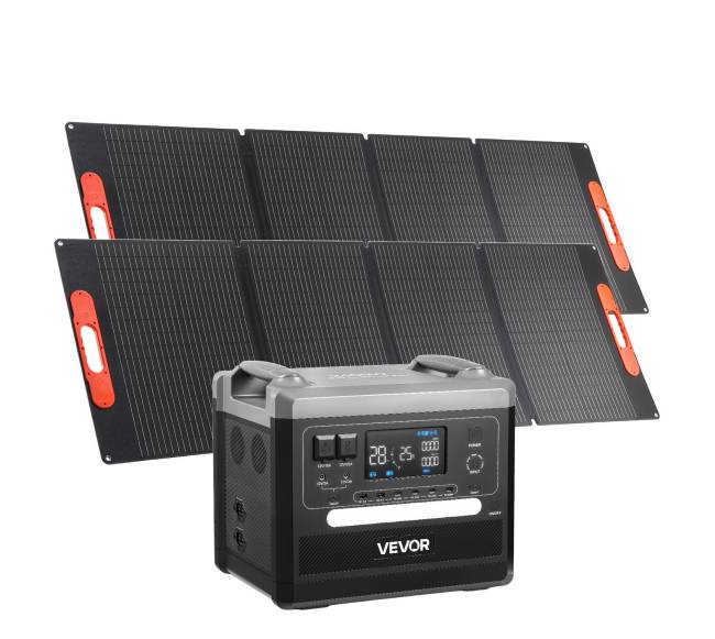 Nešiojama saulės jėgainė 2400W su 2160Wh baterija0