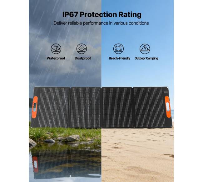 Nešiojama saulės jėgainė 2400W su 2160Wh baterija4