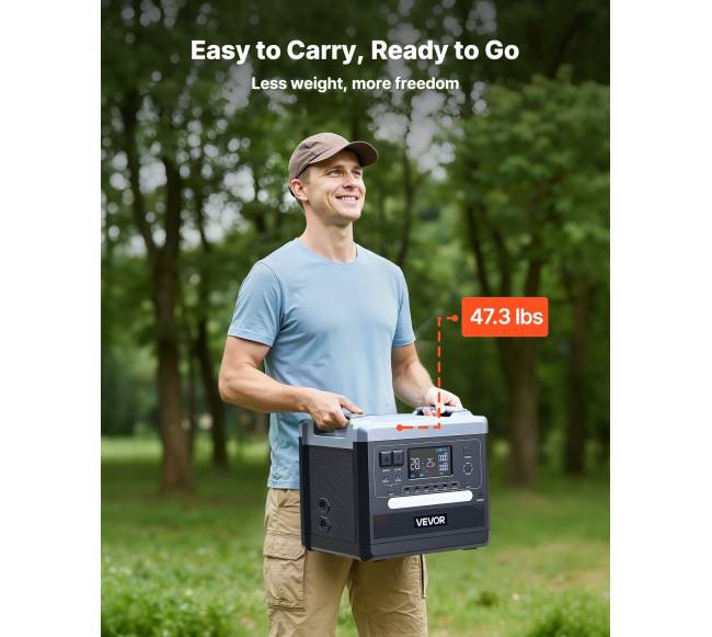 Nešiojama saulės jėgainė 2400W su 2160Wh baterija5