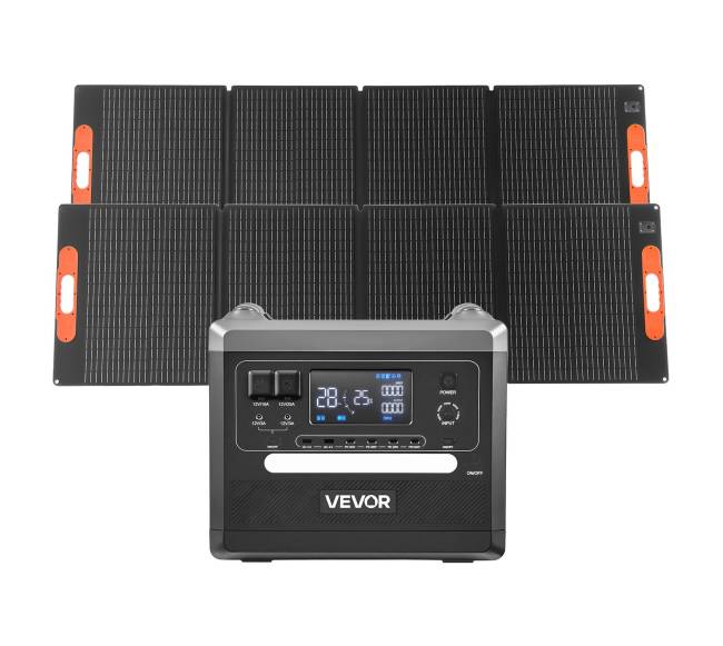 Nešiojama saulės jėgainė 2400W su 2160Wh baterija8