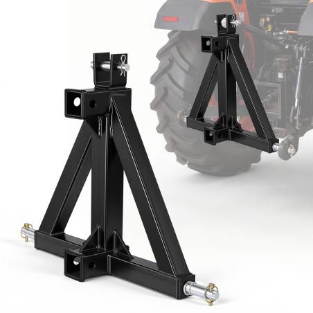 Trijų taškų kablį 50.8 mm imtuvu0