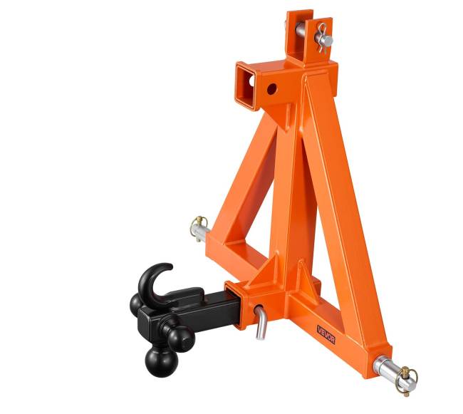Trijų taškų prikabinimas traktoriui su 50.8mm imtuvu8