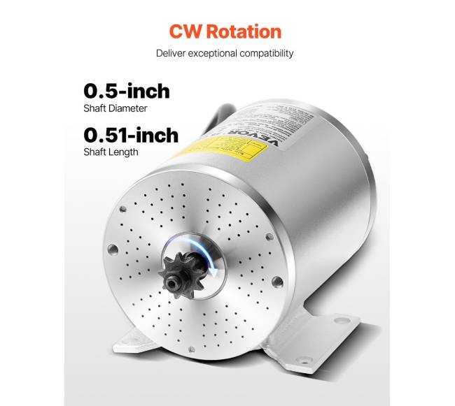 2000W elektrinis bešepetėlinis nuolatinės srovės variklio rinkinys2