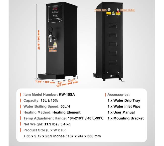 Komercinis elektrinis vandens šildytuvas6