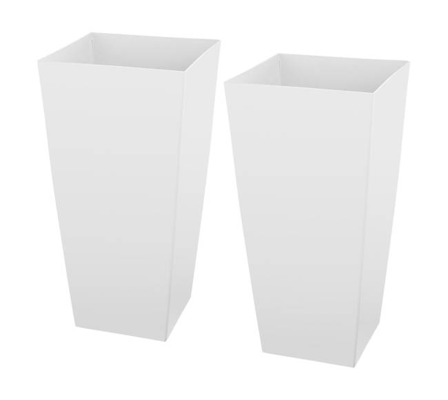 Aukšti lauko vazonai su ratukais, 2 vnt.0