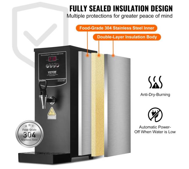 Elektrinis karšto vandens katilas komercijai5