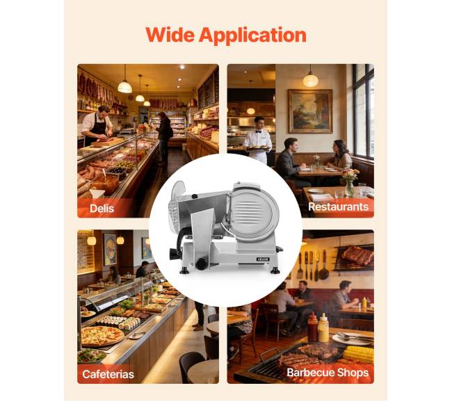 Elektrinis mėsos pjaustyklė 240W 250mm9