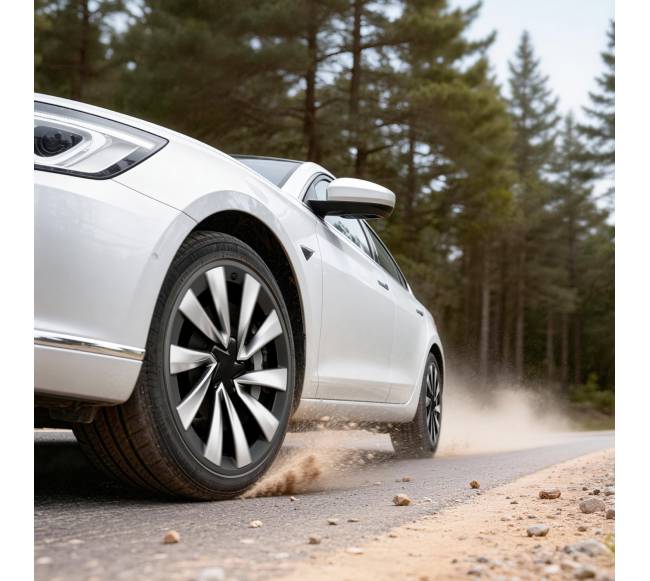 Tesla Model Y 2025 ratų gaubtai, 20 cm7