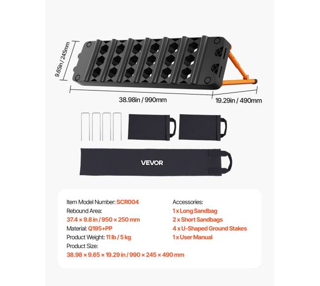 Futbolo atšokimo lenta, 950 x 250 mm6