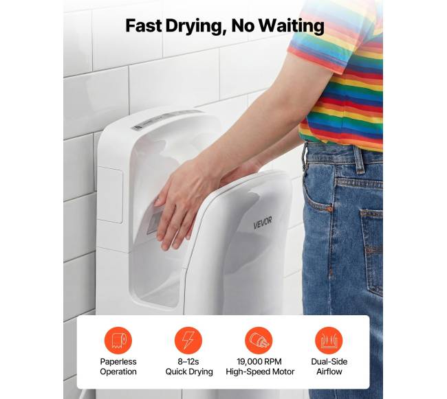 Vertikalus rankų džiovintuvas su HEPA filtru1