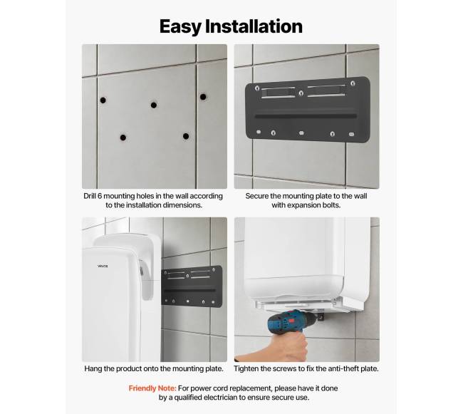 Vertikalus rankų džiovintuvas su HEPA filtru6