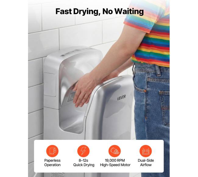 Vertikalus rankų džiovintuvas su HEPA filtru1