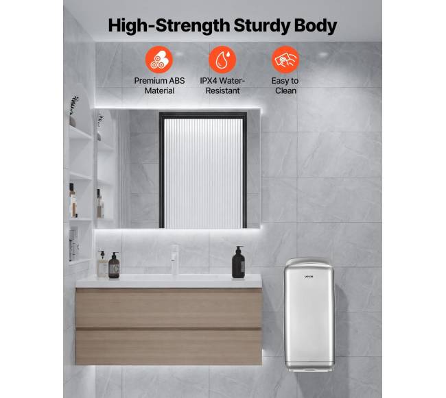 Vertikalus rankų džiovintuvas su HEPA filtru5