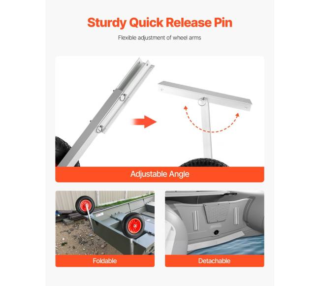 Valčių išleidimo ratai, 136.1 kg keliamoji galia2