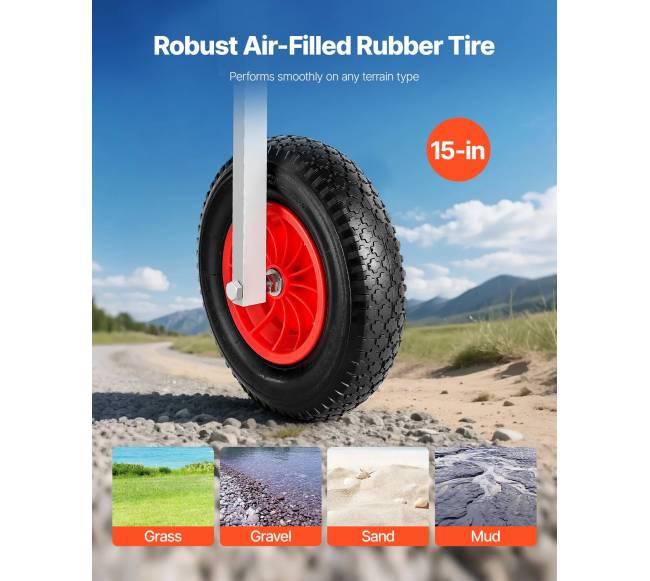 Valčių išleidimo ratai, 136.1 kg keliamoji galia3