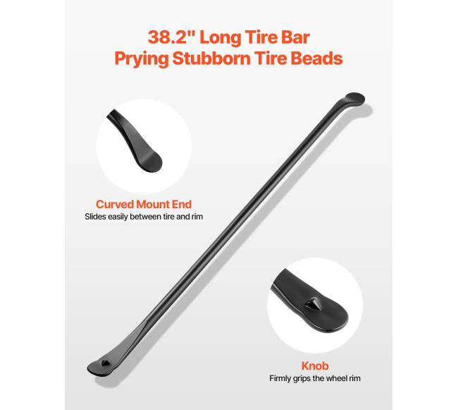 Padangų montavimo įrankiai, 2 vnt., 970 mm2