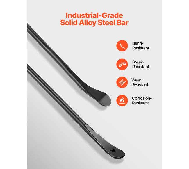 Padangų montavimo įrankiai, 2 vnt., 970 mm4