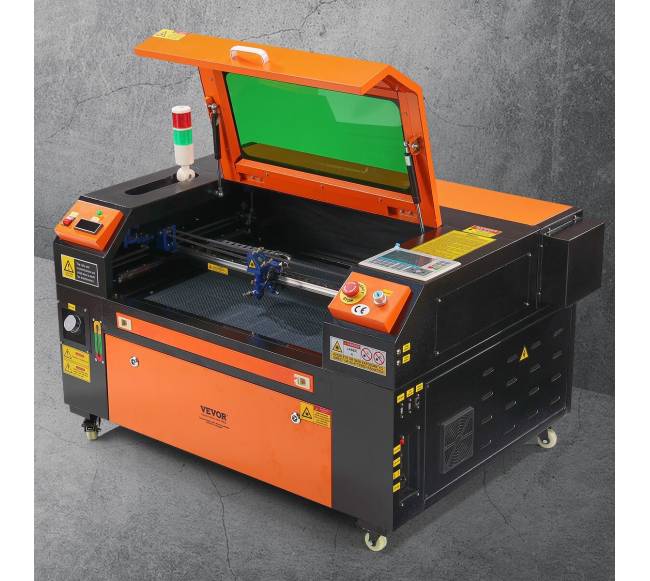 60W CO2 lazerinis graviravimo įrenginys 400x600 mm darbinis stalas7