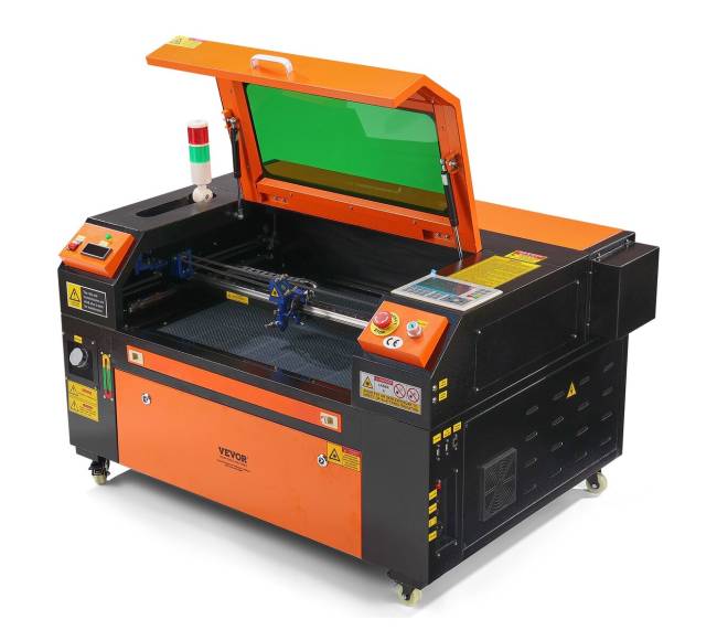 60W CO2 lazerinis graviravimo įrenginys 400x600 mm darbinis stalas8