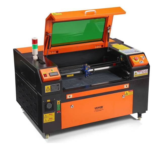 60W CO2 lazerinis graviravimo įrenginys 400x600 mm darbinis stalas9