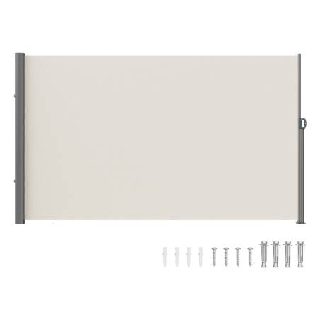 Ištraukiama šoninė markizė, 180x300 cm, smėlio spalvos0
