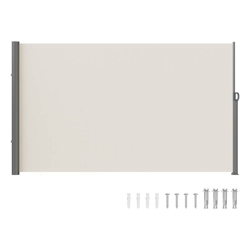 Ištraukiama šoninė markizė, 180x300 cm, smėlio spalvos0