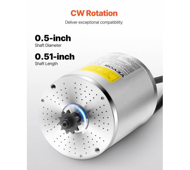 3000W elektrinis variklis dviračiams2