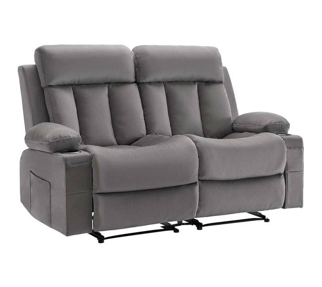Elektrinė dvivietė sofa su masažu ir USB0