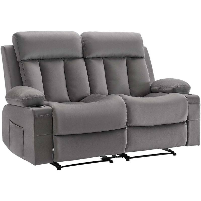 Elektrinė dvivietė sofa su masažu ir USB0